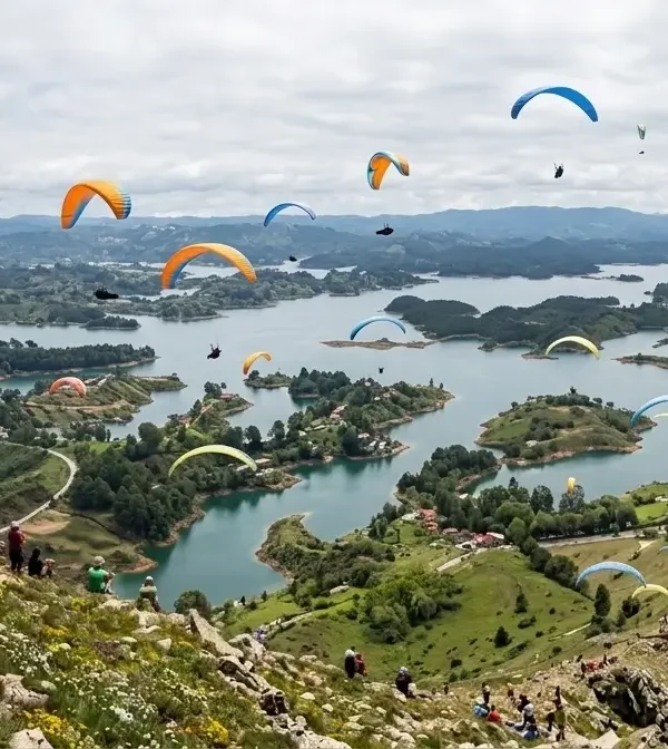 Parapente en guatape-medellin